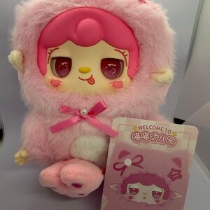 Yooki Stinky beauty Pink Plush Character Keychain